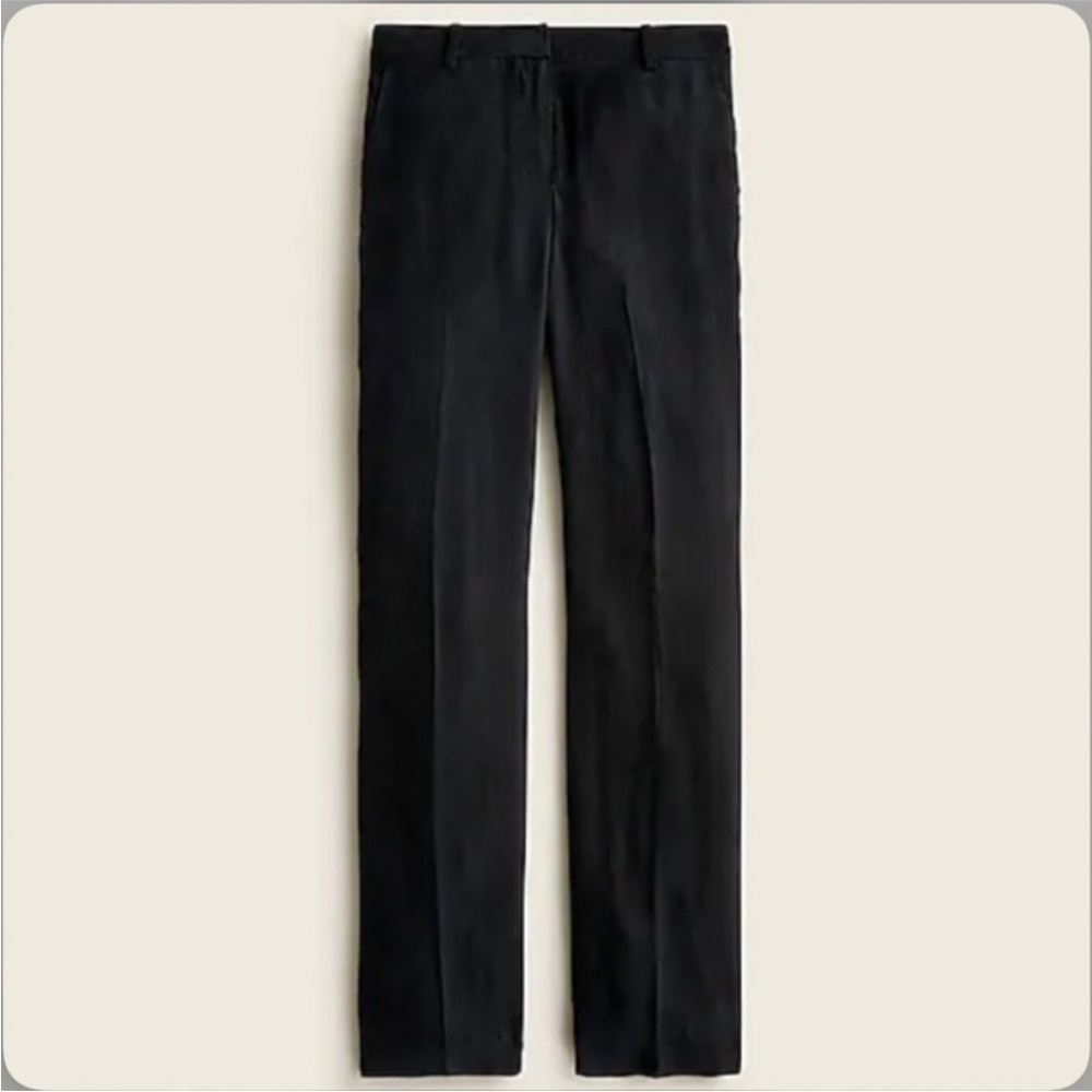 NWT J.Crew Drapey cupro-blend Trouser Pants size 2